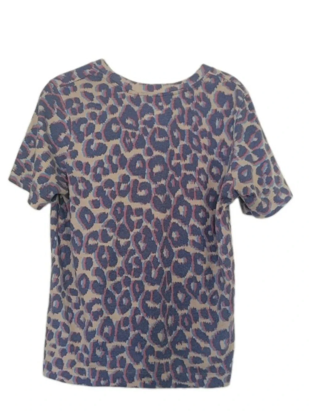 Sol Angeles x Anthropolgie Leopard Print Tee T-Shirt  Size Medium Crewneck Boho
